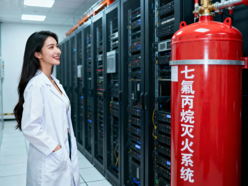 數(shù)據(jù)中心機(jī)房七氟丙烷滅火系統(tǒng)現(xiàn)場